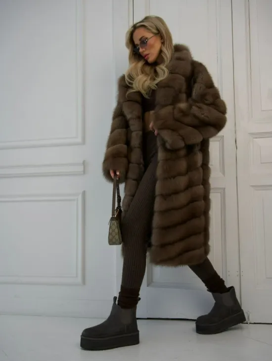 Шуба из куницы - фото 4