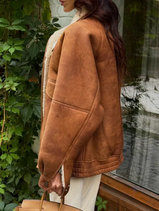 Дубленка женская 2026 - фото 2