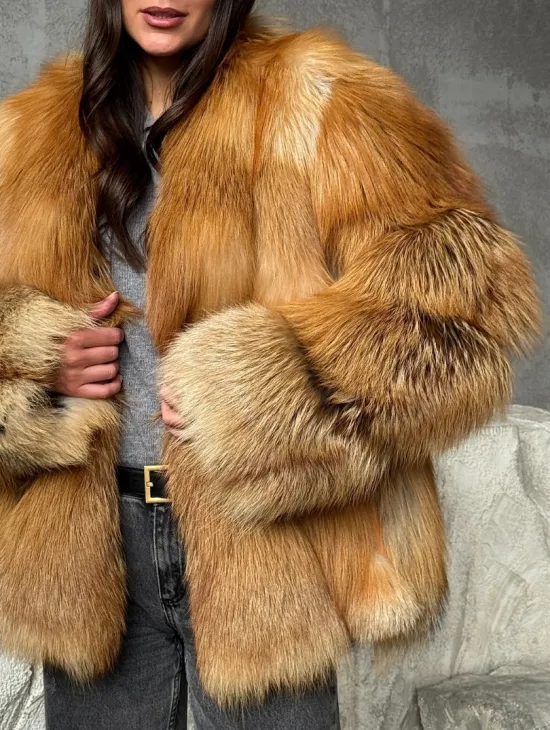 Шуба из лисы - фото 2